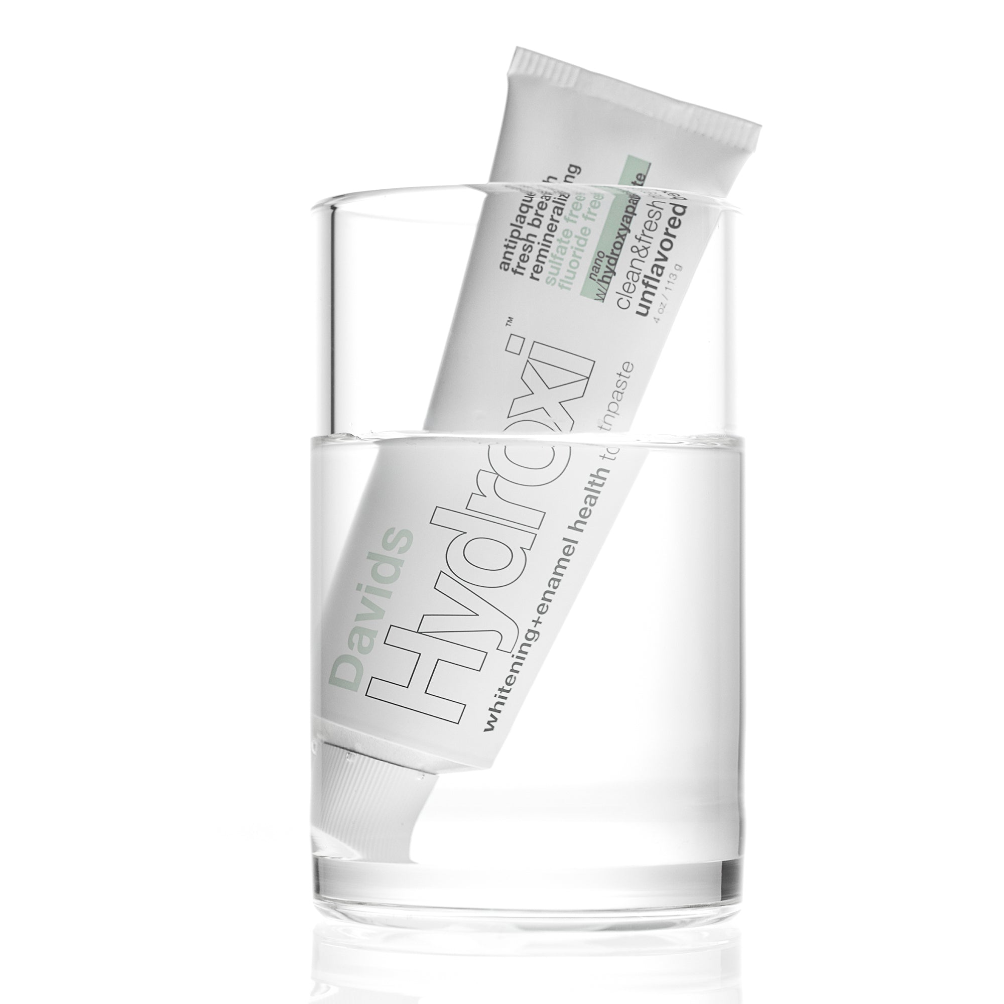 Davids Hydroxi™ whitening+enamel health nano hydroxyapatite premium toothpaste / unflavored