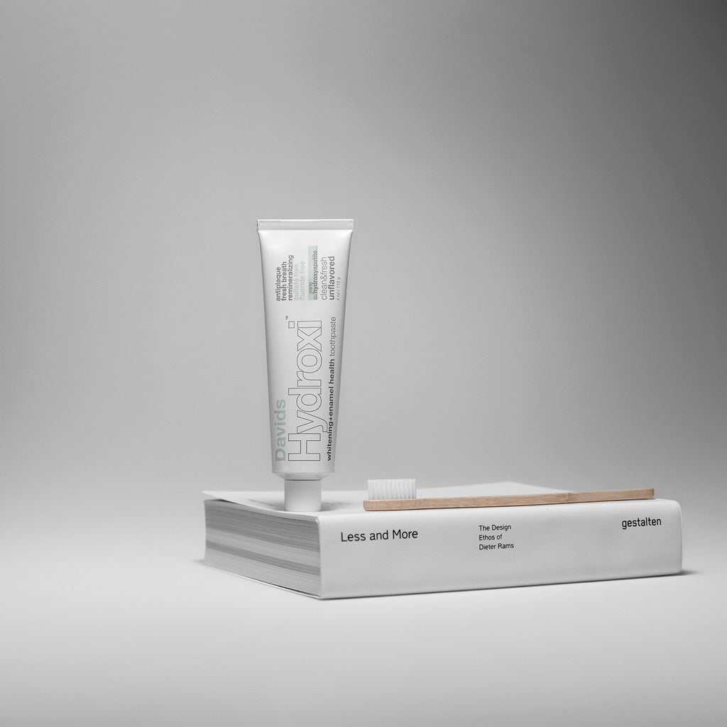 Davids Hydroxi™ whitening+enamel health nano hydroxyapatite premium toothpaste / unflavored