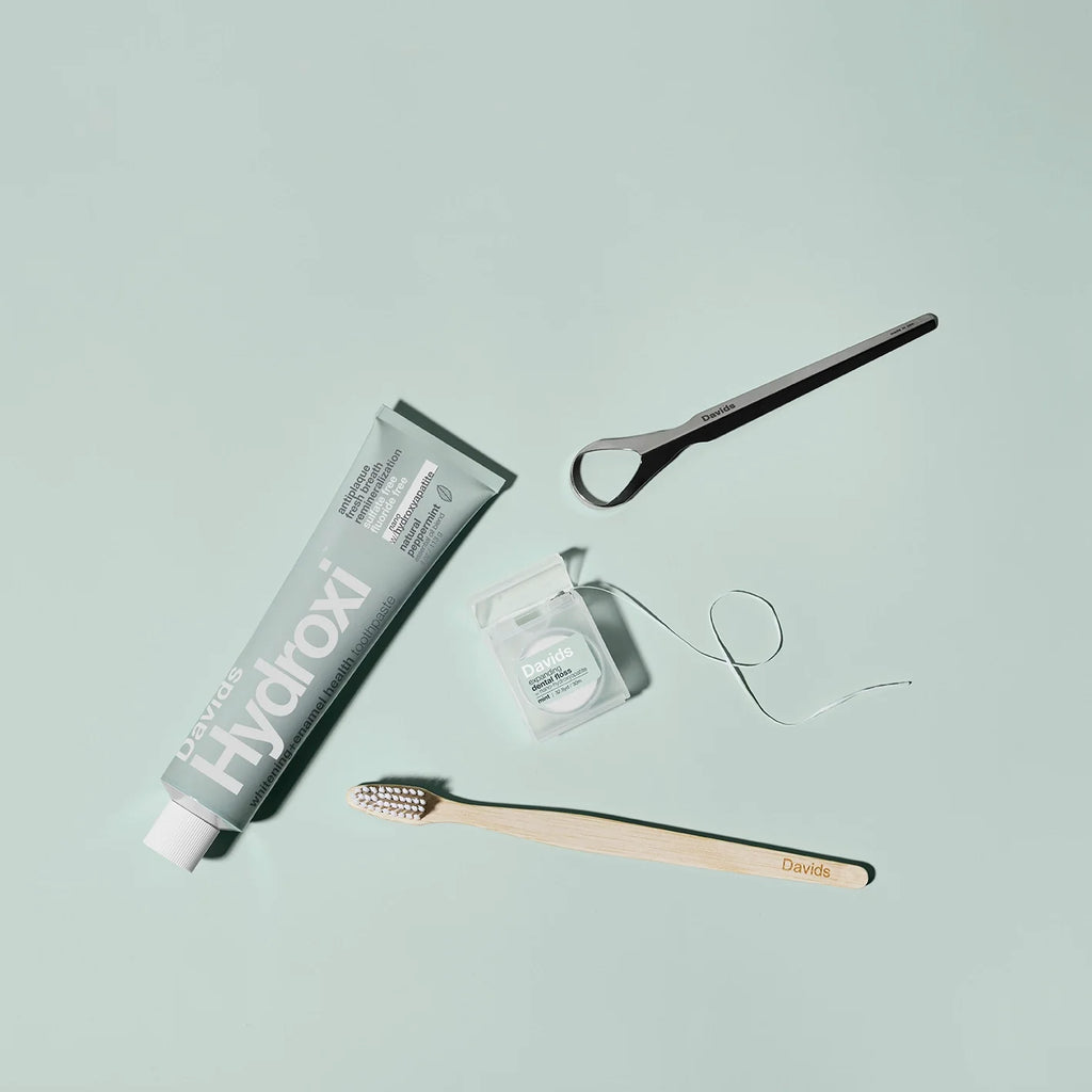 Davids Hydroxi™ whitening+enamel health nano hydroxyapatite premium toothpaste / peppermint