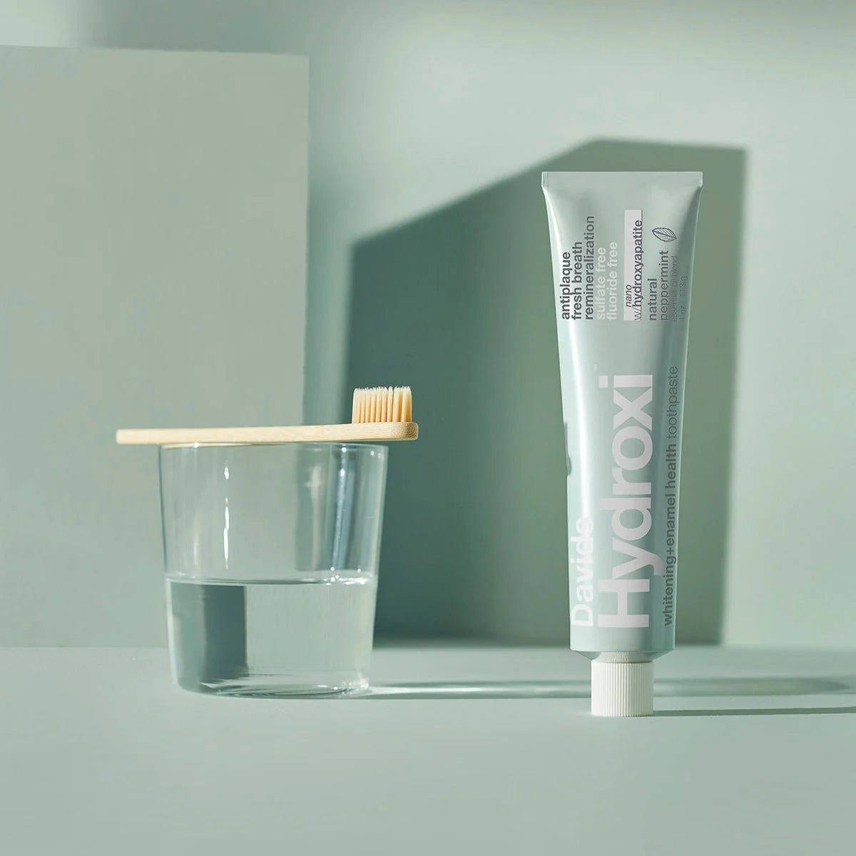 Davids Hydroxi™ whitening+enamel health nano hydroxyapatite premium toothpaste / peppermint