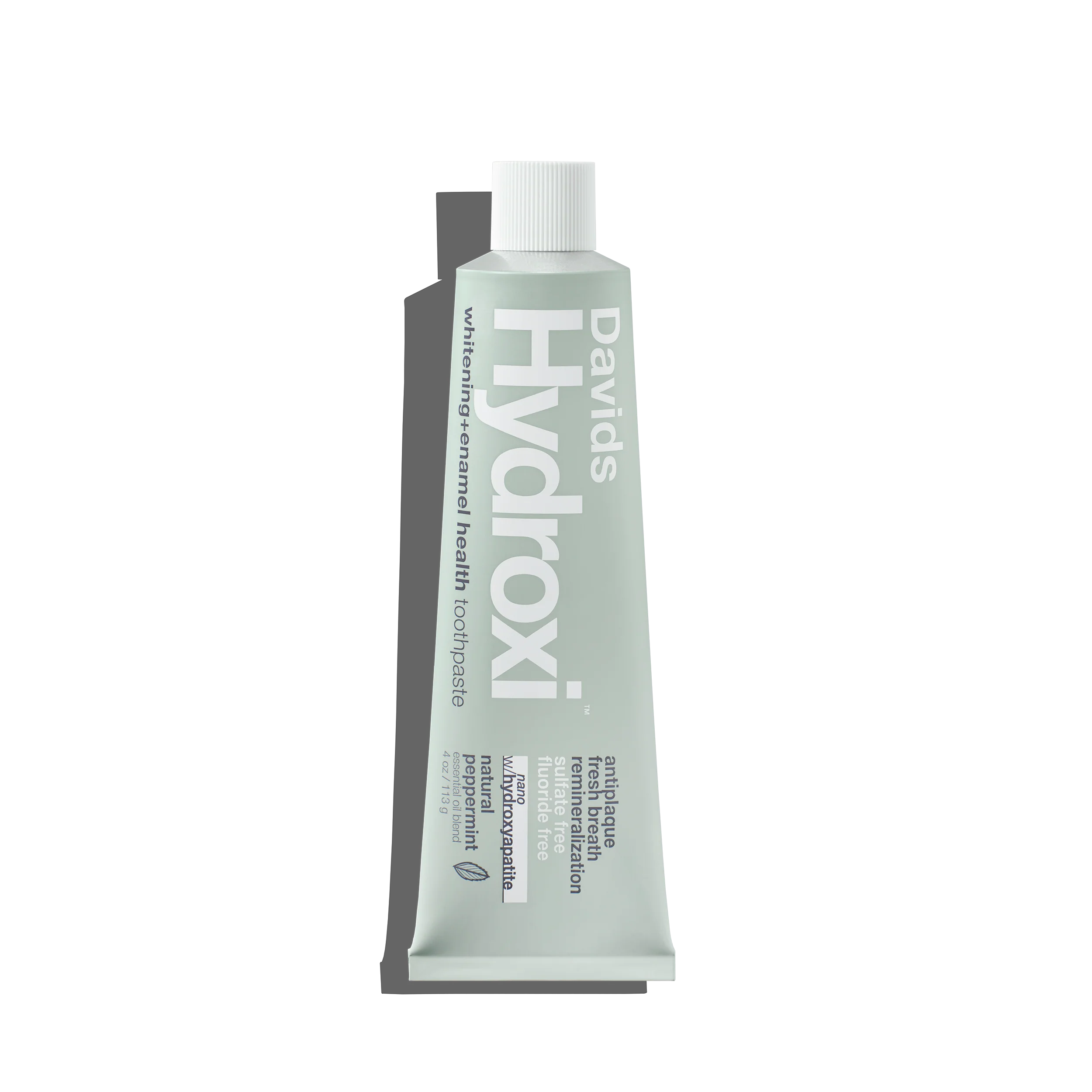 Davids Hydroxi™ whitening+enamel health nano hydroxyapatite premium toothpaste / peppermint
