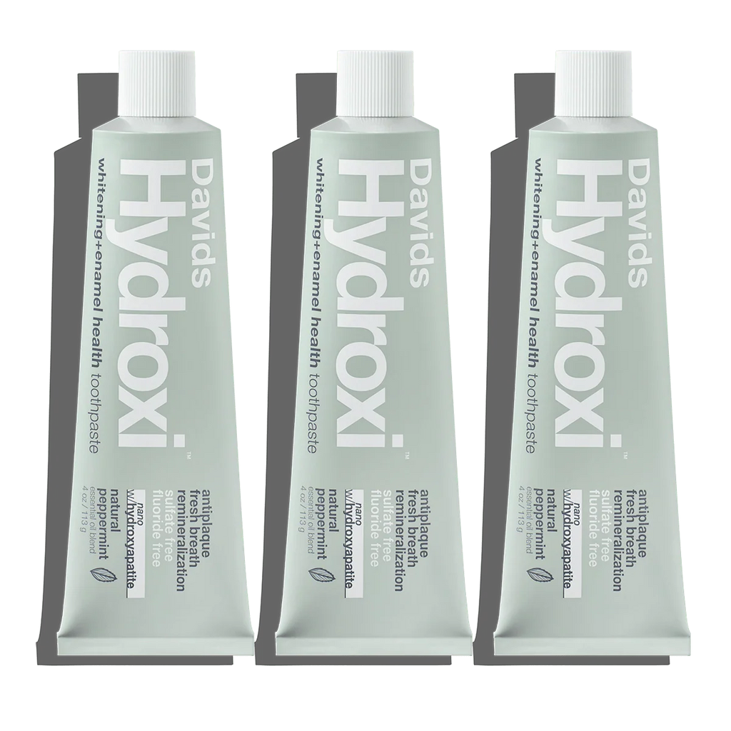 Davids Hydroxi™ whitening+enamel health nano hydroxyapatite premium toothpaste / peppermint