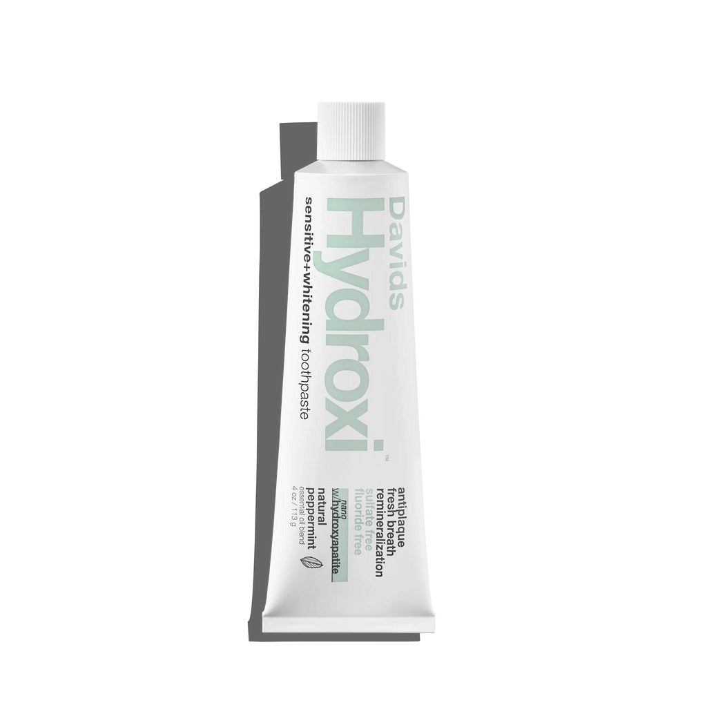 Davids Hydroxi™ sensitive+whitening nano hydroxyapatite premium toothpaste / peppermint