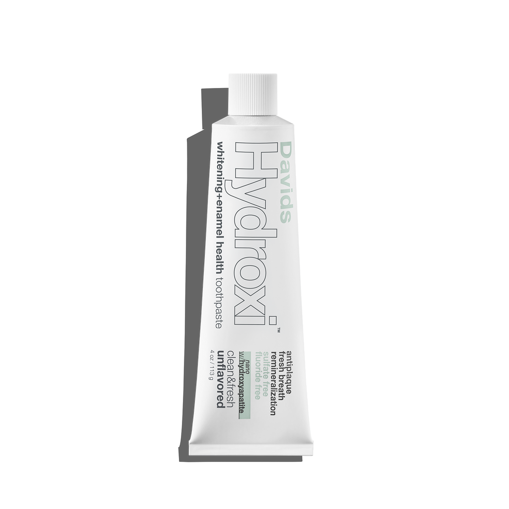 Davids Hydroxi™ whitening+enamel health nano hydroxyapatite premium toothpaste / unflavored