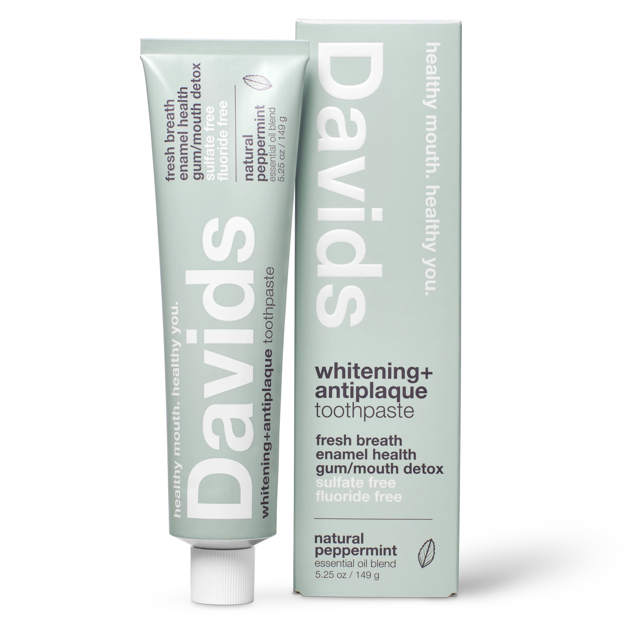 Davids premium toothpaste  /  peppermint