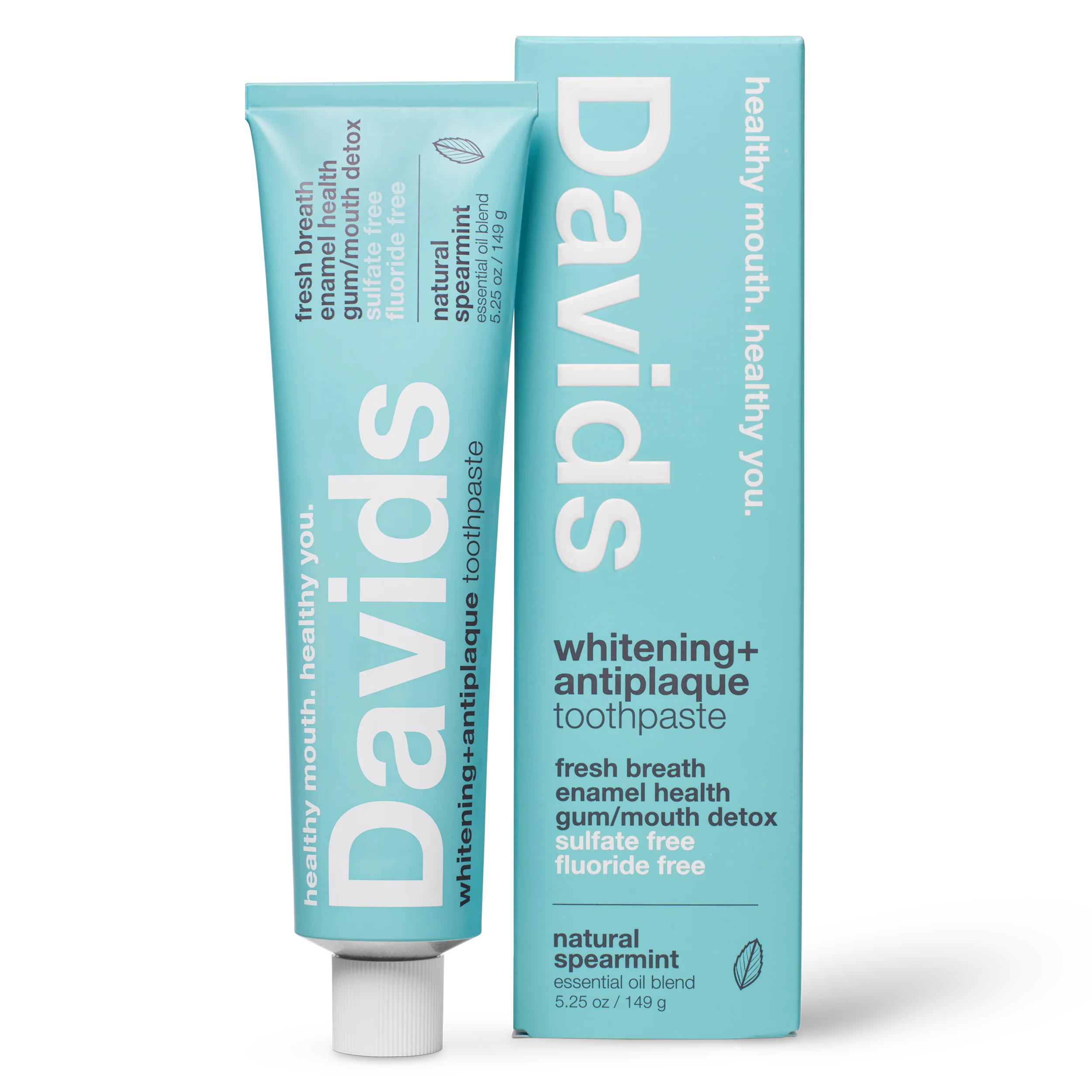 Davids premium toothpaste  /  spearmint