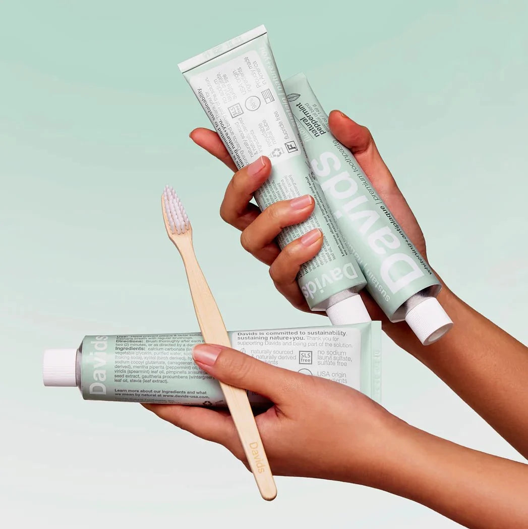 Davids premium toothpaste  /  peppermint